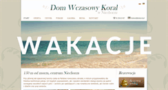 Desktop Screenshot of dwkoral.pl