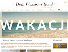 Tablet Screenshot of dwkoral.pl
